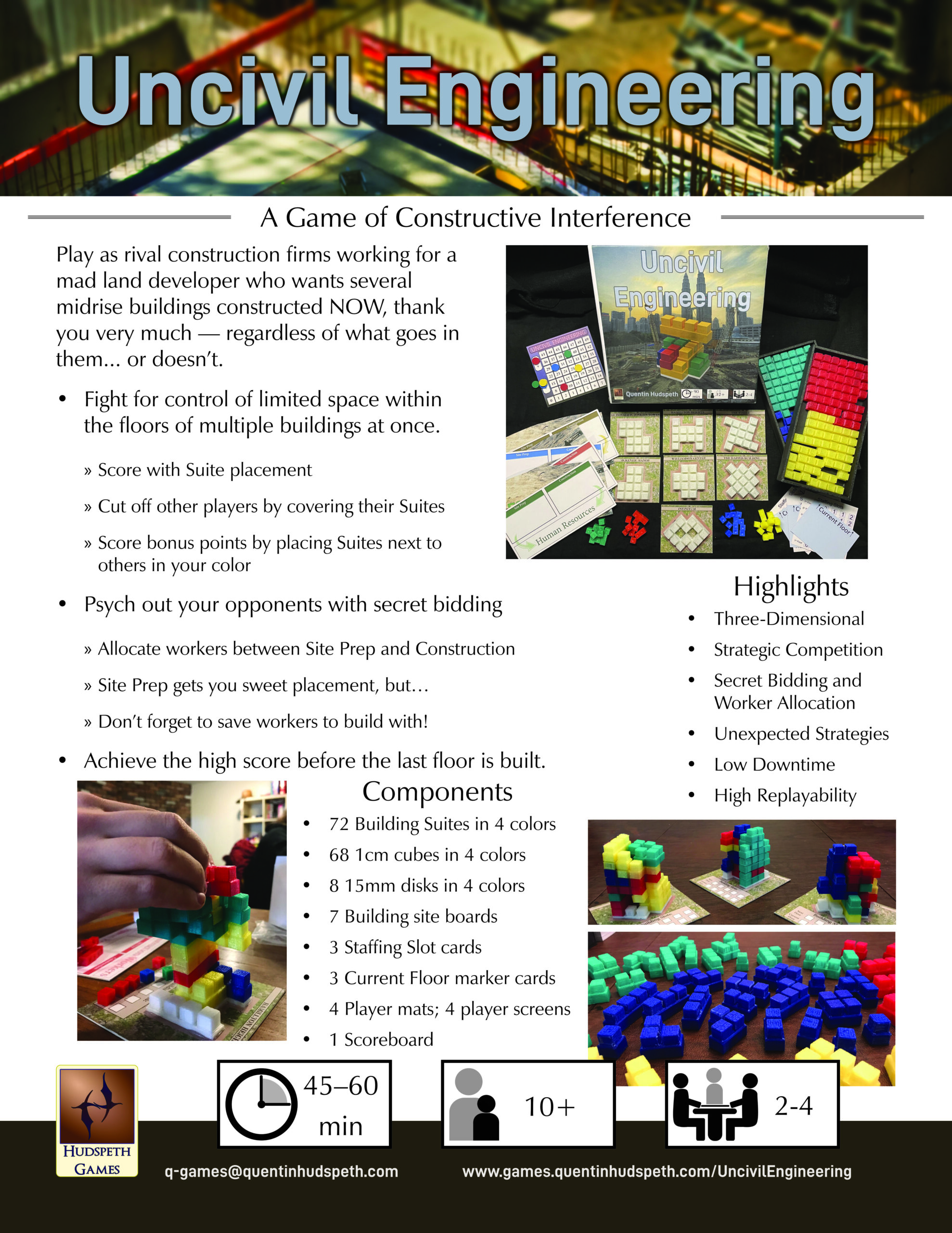 The sell sheet for Uncivil Engineering